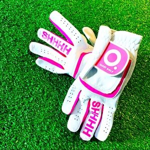 Quiet Golf Ladies Pink SHHHH Golf Glove